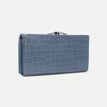 Кошелек на кнопке, цвет синий