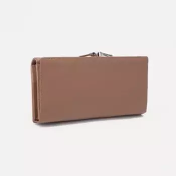 Кошелек на магнитах, цвет бежевый