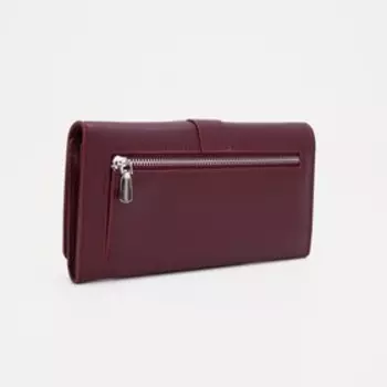 Кошелек на магнитах, цвет бордовый