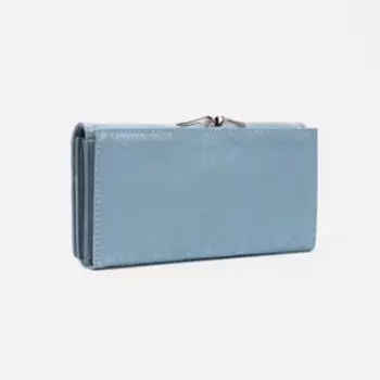 Кошелек на магнитах, цвет голубой