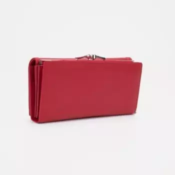 Кошелёк женский на магнитах, цвет красный