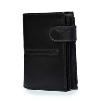 Кошелек нат.кожа, ЧЕРНЫЙ