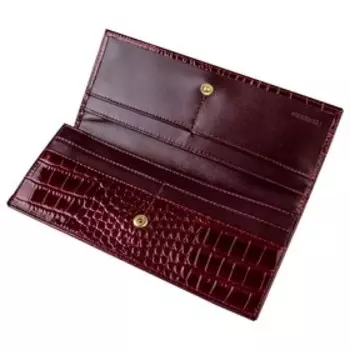 Кошелек, вишнёвый крокодил