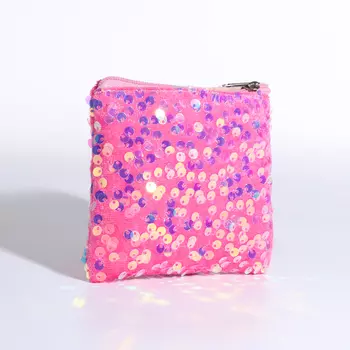 Кошелёк на молнии, цвет розовый