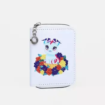 Кошелёк детский на молнии, цвет голубой