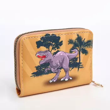 Кошелёк детский на молнии «Выбражулька», цвет оранжевый