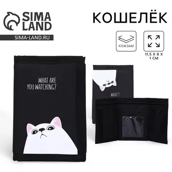 Кошелёк «Котик» на липучке