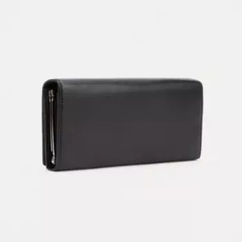 Кошелёк женский на магнитах, цвет чёрный