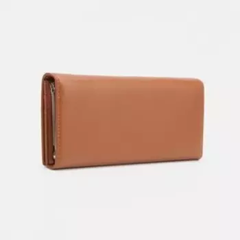 Кошелёк женский на магнитах, цвет коричневый