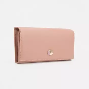 Кошелёк женский на магнитах, цвет розовый