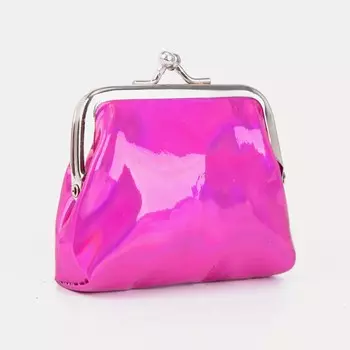 Кошелёк на фермуаре, цвет розовый