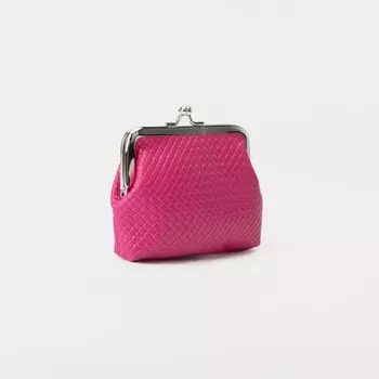 Кошелёк на фермуаре, цвет розовый