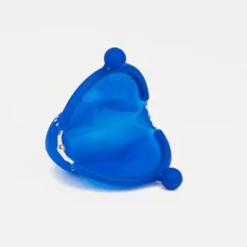 Кошелёк на фермуаре, цвет синий