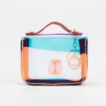 Кошелёк на клапане, цвет бордовый