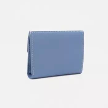Кошелёк на клапане, цвет голубой