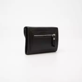 Кошелёк на кнопках, цвет чёрный