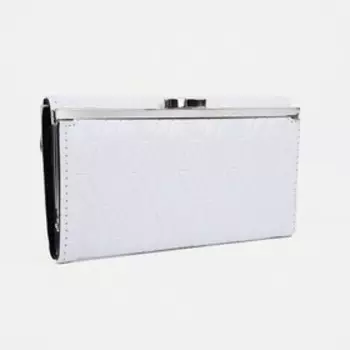 Кошелёк женский на магните, цвет белый