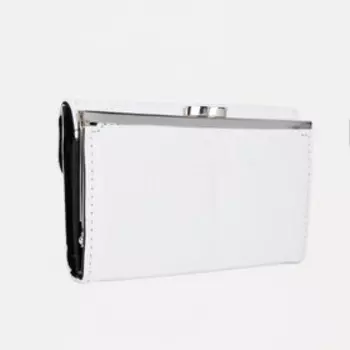 Кошелёк женский на магните, цвет белый