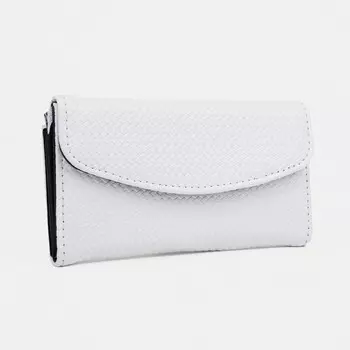 Кошелёк женский на магните, цвет белый