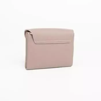 Кошелёк на кнопке, цвет бежевый