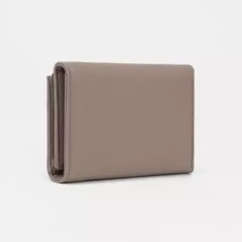 Кошелёк на кнопке, цвет бежевый