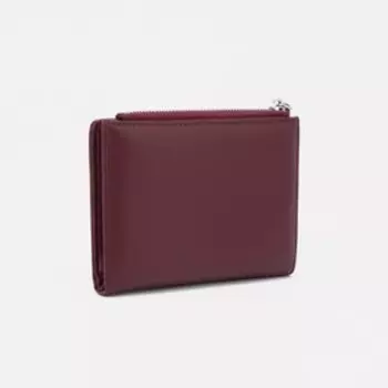Кошелёк женский на кнопке, цвет бордовый