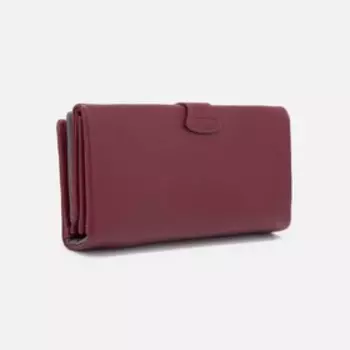 Кошелёк женский на кнопке, цвет бордовый