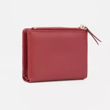 Кошелёк на кнопке, цвет бордовый