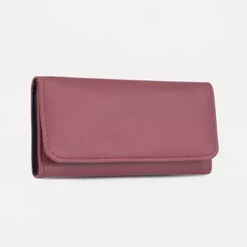 Кошелёк на кнопке, цвет бордовый