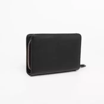 Кошелёк на кнопке, цвет чёрный