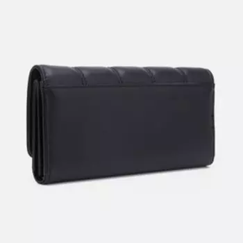 Кошелёк на кнопке, цвет чёрный