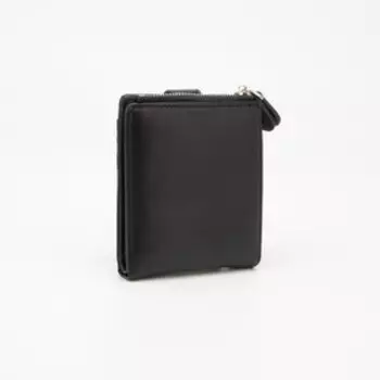 Кошелёк на кнопке, цвет чёрный