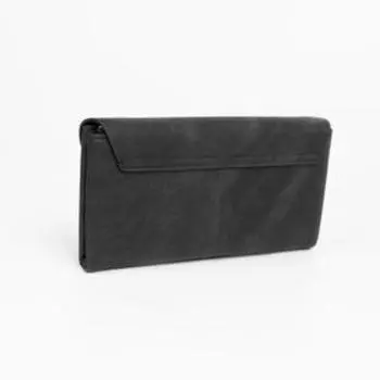 Кошелёк женский на кнопке, цвет чёрный