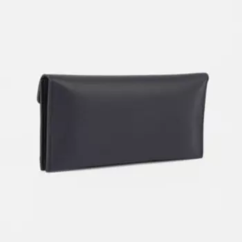 Кошелёк на кнопке, цвет чёрный