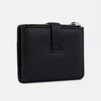 Кошелёк на кнопке, цвет чёрный