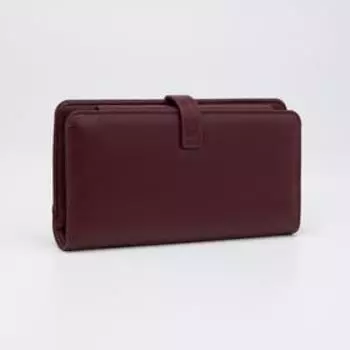 Кошелёк на кнопке, цвет фиолетовый