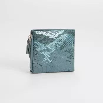 Кошелёк женский на кнопке, цвет зелёный