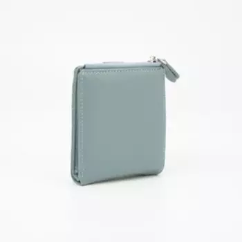 Кошелёк на кнопке, цвет голубой