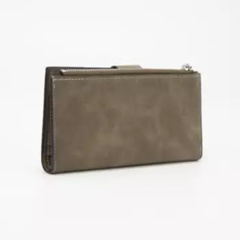 Кошелёк на кнопке, цвет хаки