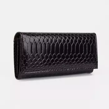 Кошелёк женский на кнопке, цвет коричневый