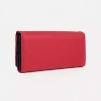 Кошелёк женский на магните, цвет красный