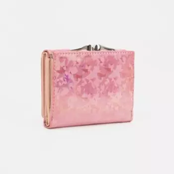 Кошелёк на кнопке, цвет красный