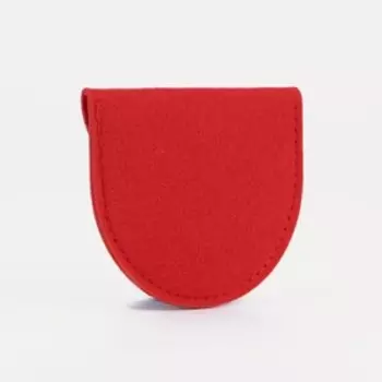 Кошелёк на кнопке, цвет красный