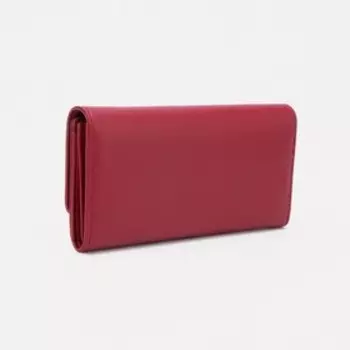 Кошелёк на кнопке, цвет красный