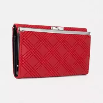 Кошелёк на магните, цвет красный