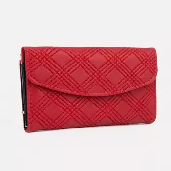 Кошелёк на магните, цвет красный