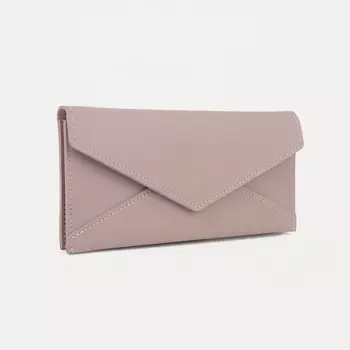 Кошелёк на кнопке, цвет розовый