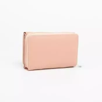 Кошелёк на кнопке, цвет розовый