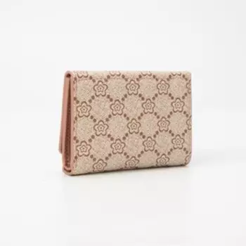 Кошелёк на кнопке, цвет розовый