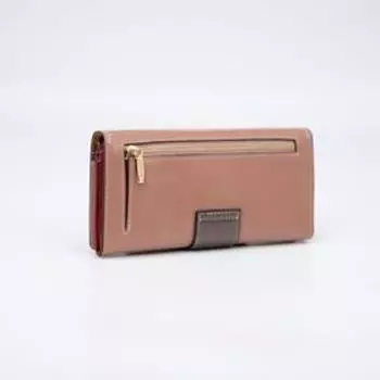 Кошелёк на кнопке, цвет розовый